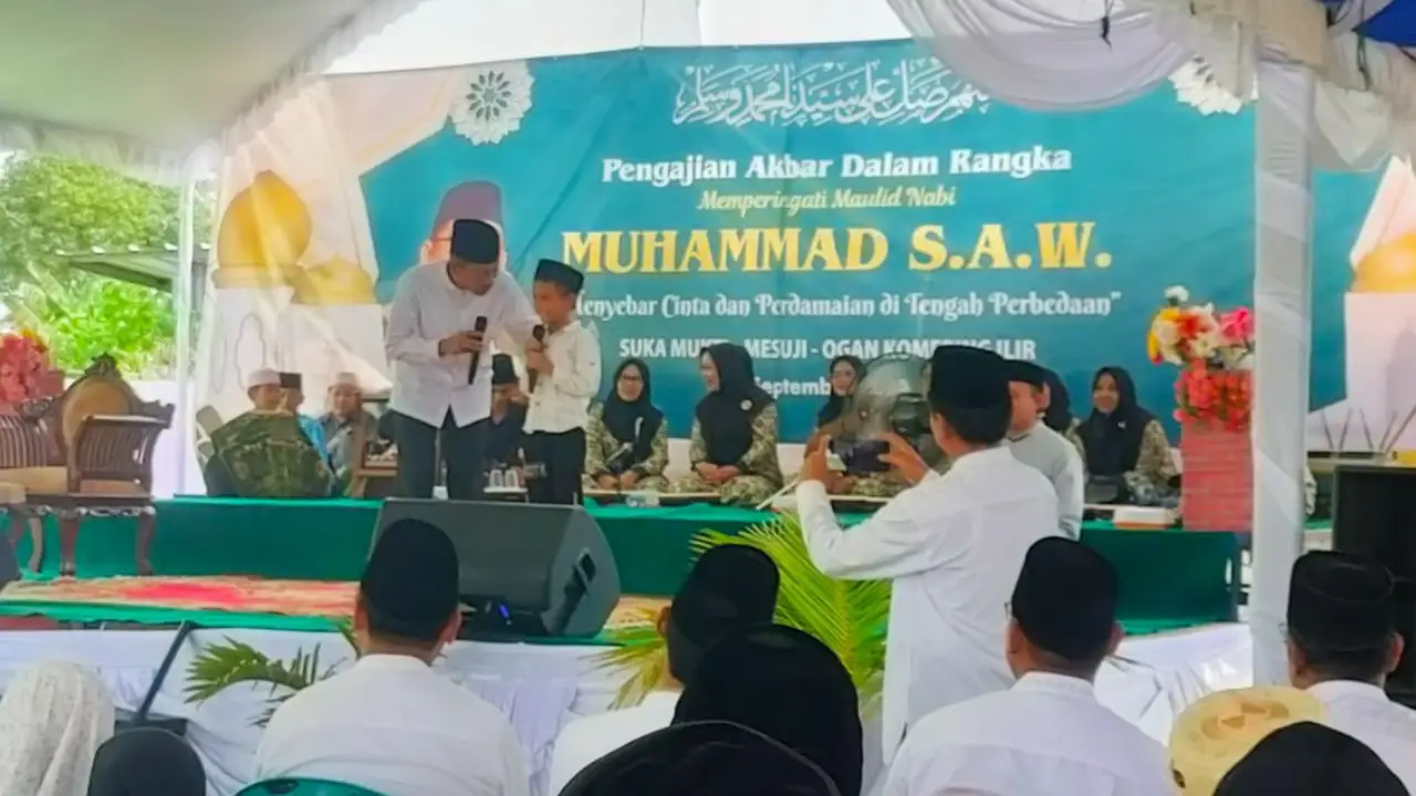 Maulid Nabi di Suka Mukti: Dja'far Shodiq Gaungkan Kepemimpinan Amanah dan Dekat Ulama